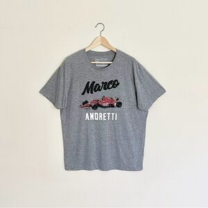 RARE Marco Andretti Racing IndyCar Indianapolis 500 Gray T Shirt Adult size XL